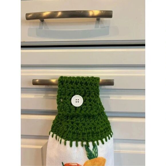 Crochet Top Kitchen Towel- Bring Your Own Sunshine - Picture 2 of 2